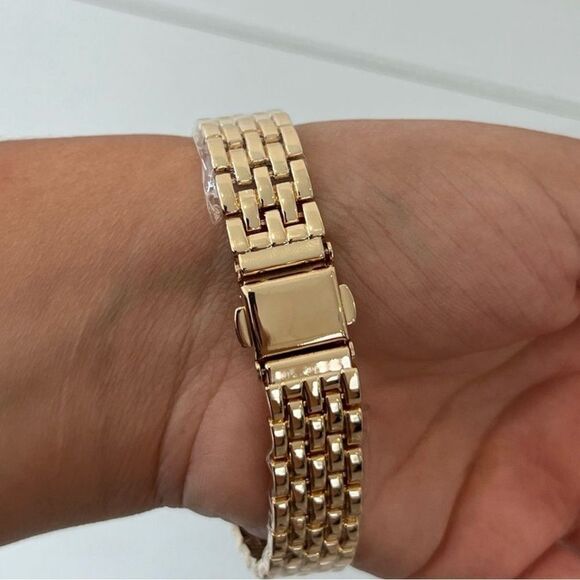 Classic Gold-Tone Roman Numeral Watch - Picture 3 of 4